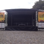 Rundbogen Bühne, mobile Bühne